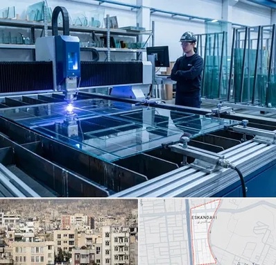 برش لیزری شیشه در اسکندری