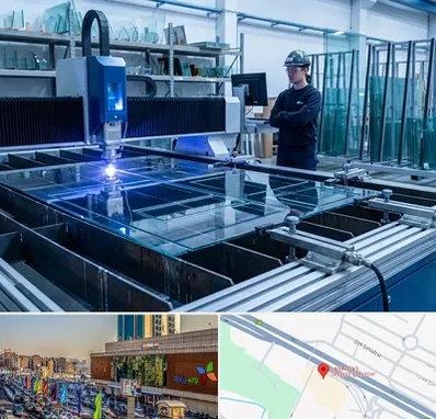 برش لیزری شیشه در لاله پارک تبریز 