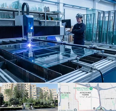 برش لیزری شیشه در آپادانا 