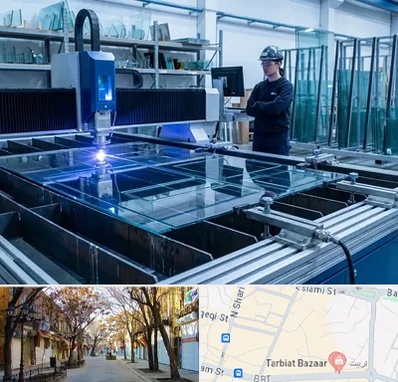 برش لیزری شیشه در تربیت تبریز