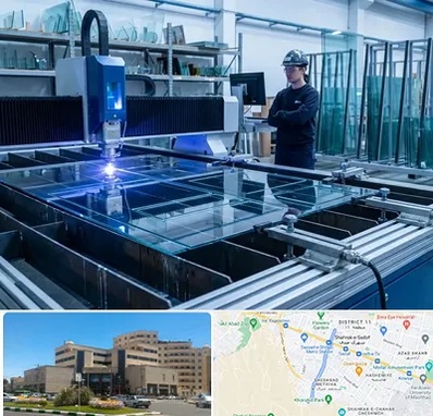 برش لیزری شیشه در صیاد شیرازی مشهد 