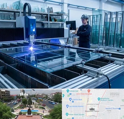 برش لیزری شیشه در بهارستان