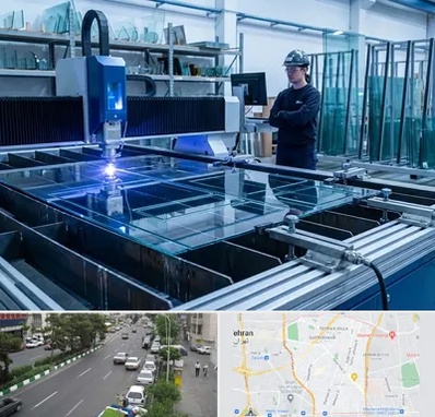 برش لیزری شیشه در ستارخان 