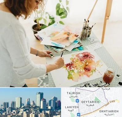 آموزشگاه آبرنگ در قیطریه