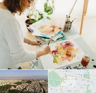 آموزشگاه آبرنگ در نازی آباد