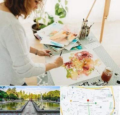 آموزشگاه آبرنگ در سرسبز