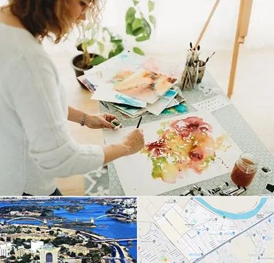 آموزشگاه آبرنگ در کوروش اهواز