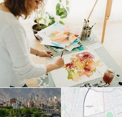 آموزشگاه آبرنگ در جمشیدیه