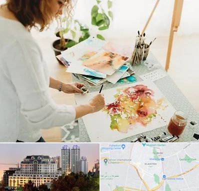 آموزشگاه آبرنگ در فرشته 