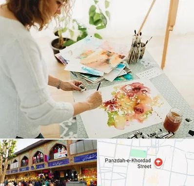 آموزشگاه آبرنگ در 15 خرداد