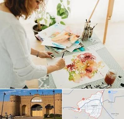 آموزشگاه آبرنگ در ایرانشهر