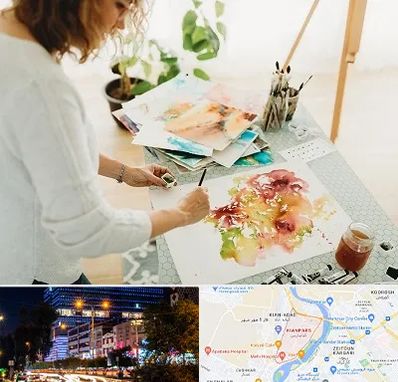 آموزشگاه آبرنگ در کیانپارس اهواز