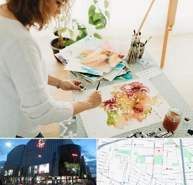 آموزشگاه آبرنگ در بلوار اباذر