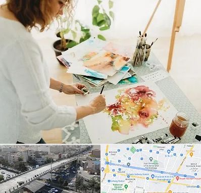 آموزشگاه آبرنگ در فرجام