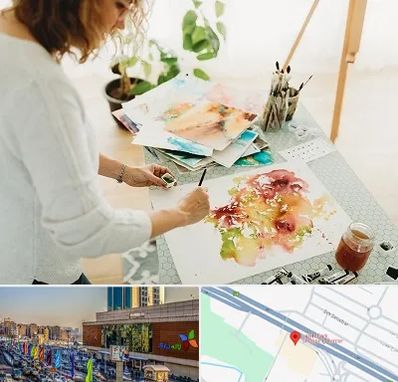 آموزشگاه آبرنگ در لاله پارک تبریز