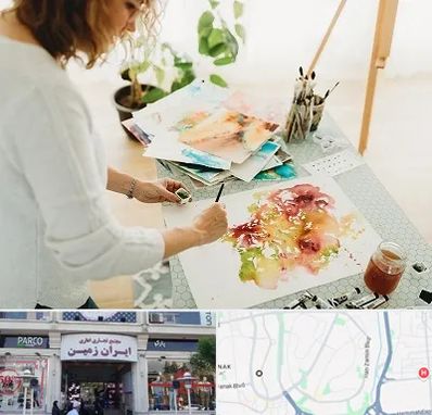 آموزشگاه آبرنگ در ایران زمین