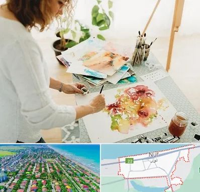 آموزشگاه آبرنگ در نور