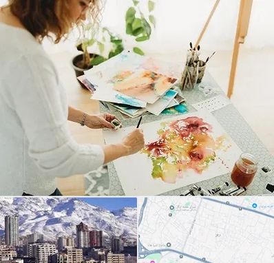 آموزشگاه آبرنگ در ازگل