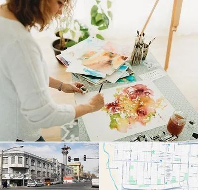 آموزشگاه آبرنگ در 17شهریور