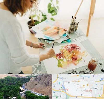 آموزشگاه آبرنگ در کن