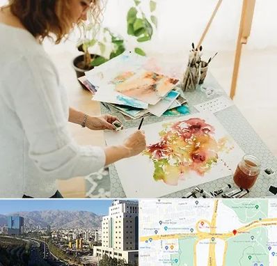 آموزشگاه آبرنگ در حقانی