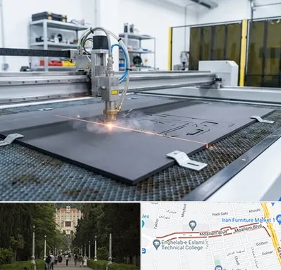 برش لیزری فوم در بلوار معلم رشت 