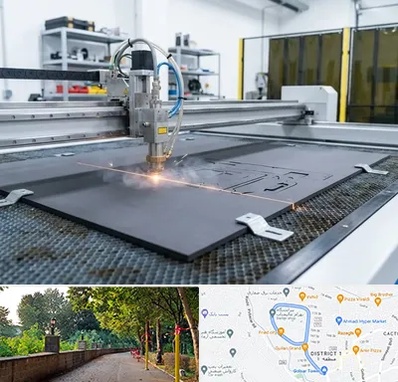 برش لیزری فوم در فلکه گاز رشت 