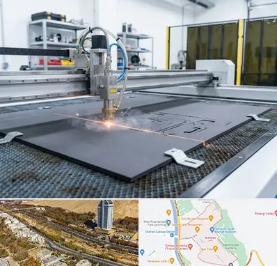 برش لیزری فوم در خیابان نیایش شیراز 