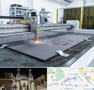 برش لیزری فوم در زرگری شیراز 