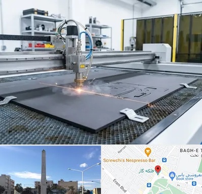 برش لیزری فوم در فلکه گاز شیراز 