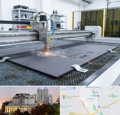 برش لیزری فوم در فرشته 