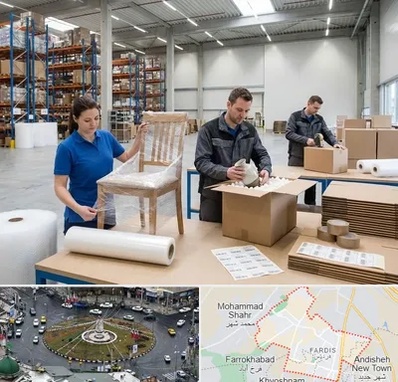 خدمات بسته بندی در فردیس کرج 