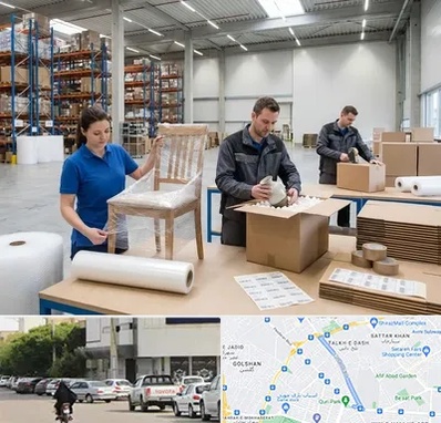 خدمات بسته بندی در قدوسی شرقی شیراز 