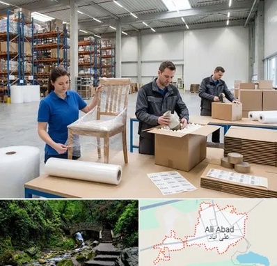 خدمات بسته بندی در علی‌ آباد کتول