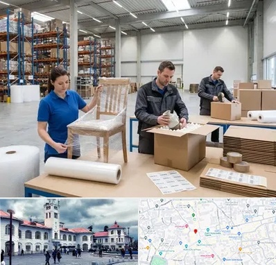 خدمات بسته بندی در میدان شهرداری رشت 