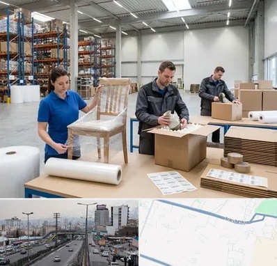 خدمات بسته بندی در بلوار ارتش