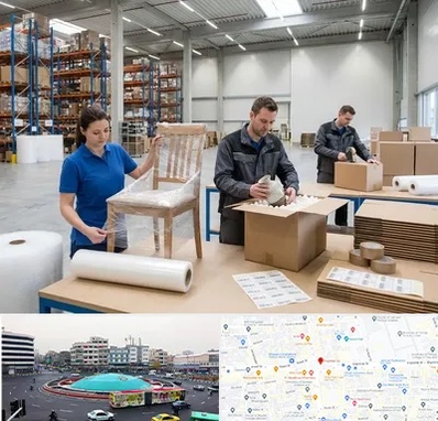 خدمات بسته بندی در میدان انقلاب 