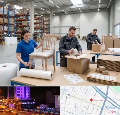 خدمات بسته بندی در آبرسان تبریز 