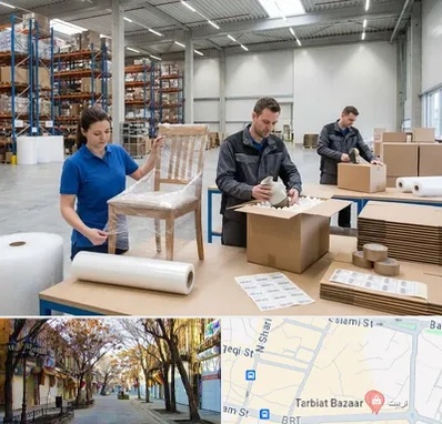 خدمات بسته بندی در تربیت تبریز 