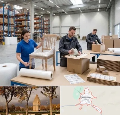 خدمات بسته بندی در تویسرکان