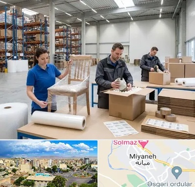 خدمات بسته بندی در میانه