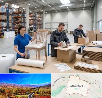 خدمات بسته بندی در خراسان شمالی