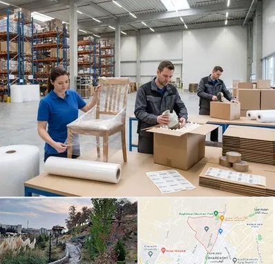 خدمات بسته بندی در باغستان کرج 