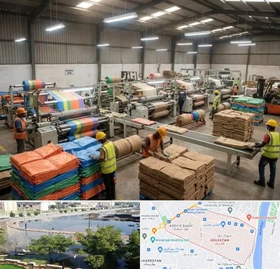 گونی در گلستان اهواز 