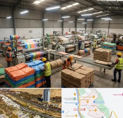 گونی در خیابان نیایش شیراز 