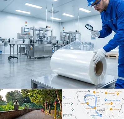 سلفون در فلکه گاز رشت