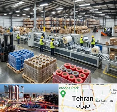 نوار چسب در صادقیه 