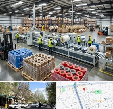 نوار چسب در کوی فیروز تبریز