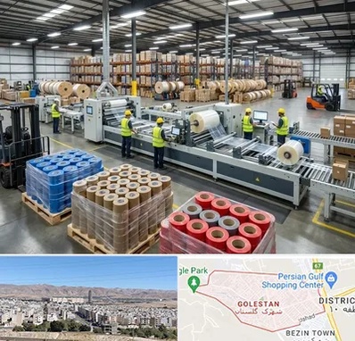 نوار چسب در شهرک گلستان شیراز