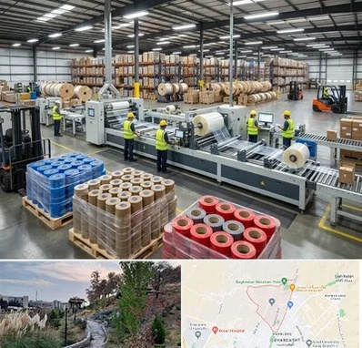 نوار چسب در باغستان کرج